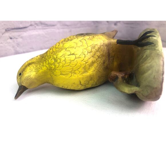 Lefton Porcelain Vintage Hand Painted Gold Finch Collectible Figurine E-4182 - Picture 10 of 14